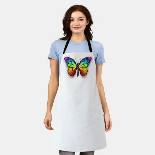 Rainbow butterfly Monarch Apron