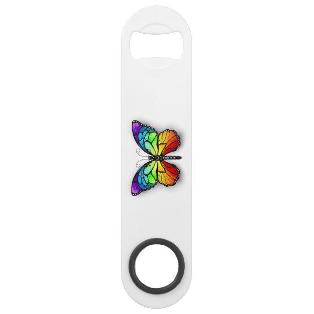 Rainbow butterfly Monarch Bar Key (Front)
