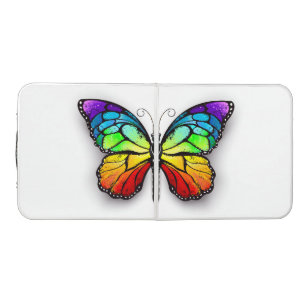 Rainbow butterfly Monarch Beer Pong Table