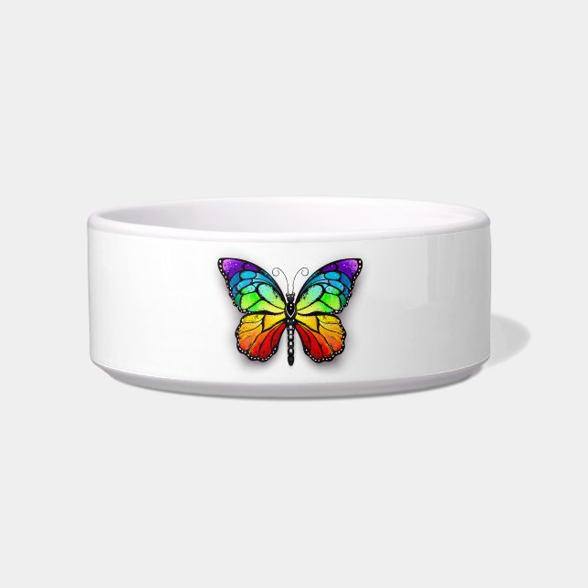 Rainbow butterfly Monarch Bowl (Front)