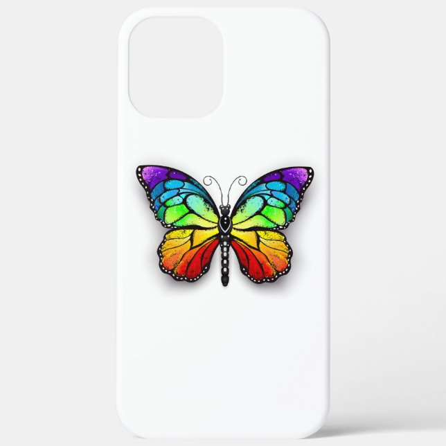 Rainbow butterfly Monarch Case-Mate iPhone Case (Back)