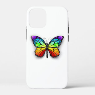 Rainbow butterfly Monarch iPhone 12 Mini Case