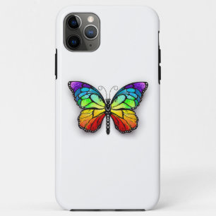 Rainbow butterfly Monarch iPhone 11 Pro Max Case