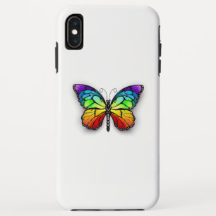 Rainbow butterfly Monarch iPhone XS Max Case
