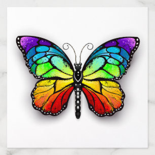 Rainbow butterfly Monarch Envelope Liner