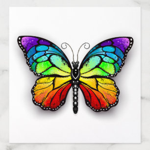 Rainbow butterfly Monarch Envelope Liner