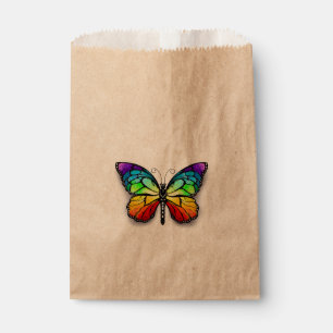 Rainbow butterfly Monarch Favor Bag