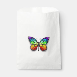 Rainbow butterfly Monarch Favor Bag