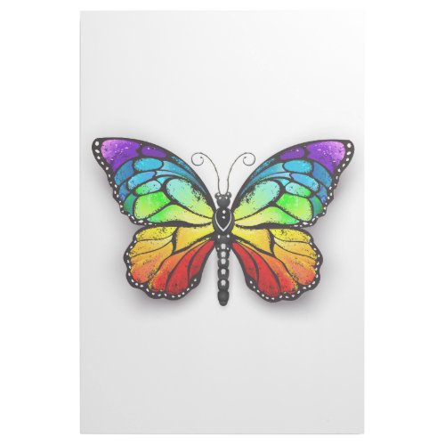 Rainbow butterfly Monarch Gallery Wrap