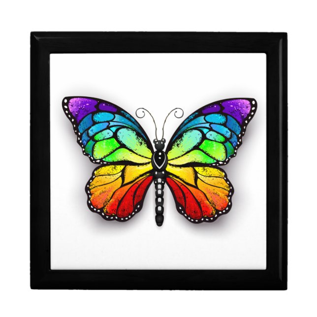 Rainbow butterfly Monarch Gift Box (Front)