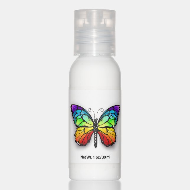 Rainbow butterfly Monarch Hand Lotion (Front)