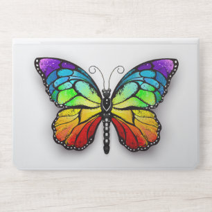 Rainbow butterfly Monarch HP Laptop Skin