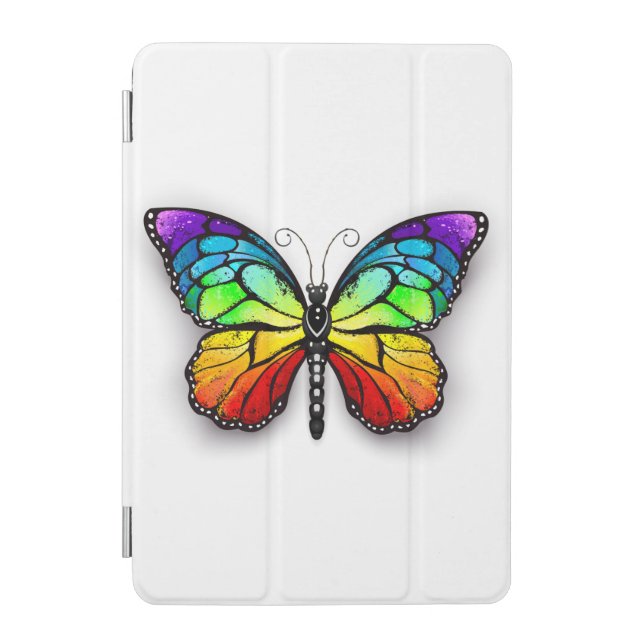 Rainbow butterfly Monarch iPad Mini Cover (Front)