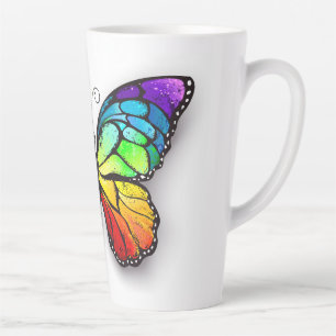 Rainbow butterfly Monarch Latte Mug