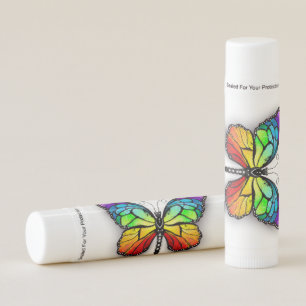 Rainbow butterfly Monarch Lip Balm