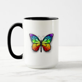 Rainbow butterfly Monarch Mug