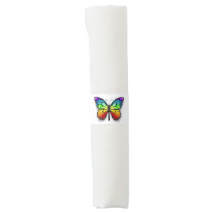 Rainbow butterfly Monarch Napkin Bands