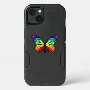 Rainbow butterfly Monarch iPhone 13 Case