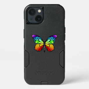 Rainbow butterfly Monarch iPhone 13 Case