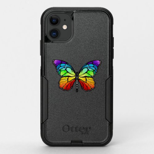 Rainbow butterfly Monarch OtterBox Commuter iPhone 11 Case