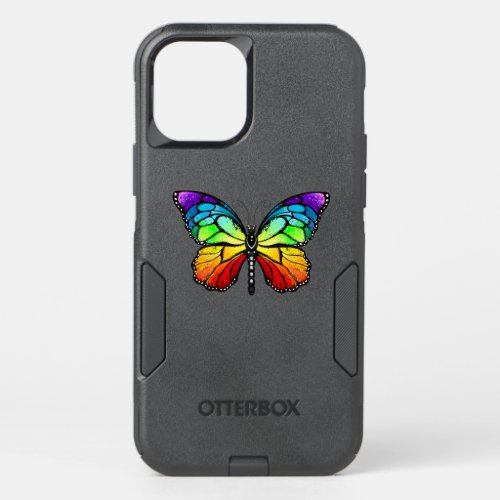 Rainbow butterfly Monarch OtterBox Commuter iPhone 12 Case