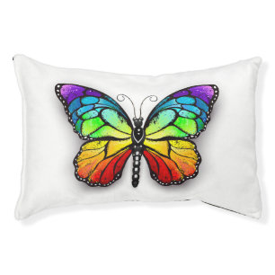 Rainbow butterfly Monarch Pet Bed