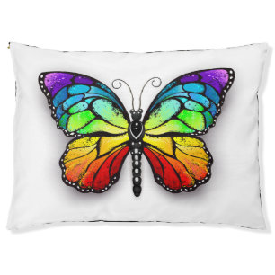 Rainbow butterfly Monarch Pet Bed