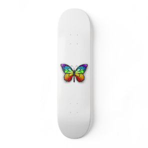 Rainbow butterfly Monarch Skateboard