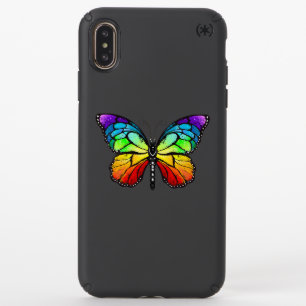 Rainbow butterfly Monarch Speck iPhone XS Max Case
