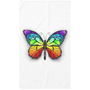 Rainbow butterfly Monarch Tablecloth