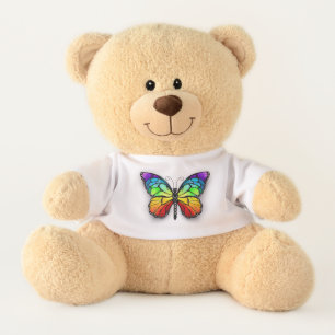 Rainbow butterfly Monarch Teddy Bear