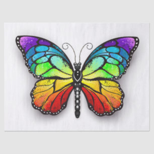 Rainbow butterfly Monarch Tissue Paper