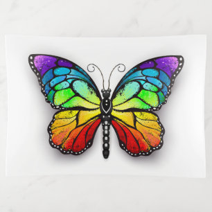 Rainbow butterfly Monarch Trinket Tray