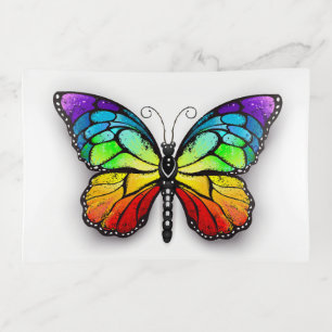 Rainbow butterfly Monarch Trinket Tray
