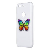 Rainbow butterfly Monarch Uncommon Google Pixel Case (Back/Left)