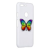 Rainbow butterfly Monarch Uncommon Google Pixel Case (Back/Right)