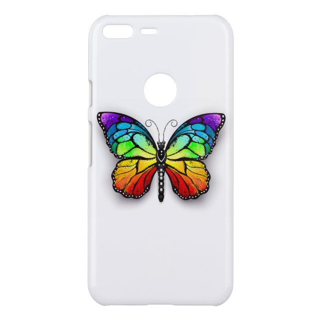 Rainbow butterfly Monarch Uncommon Google Pixel XL Case (Back)