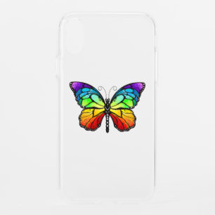 Rainbow butterfly Monarch iPhone XR Case