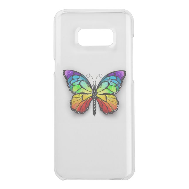 Rainbow butterfly Monarch Uncommon Samsung Galaxy Case (Back)