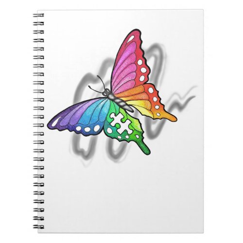 Rainbow Butterfly Notebook