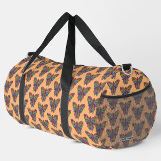 Rainbow Butterfly (orange) - Duffel Bag