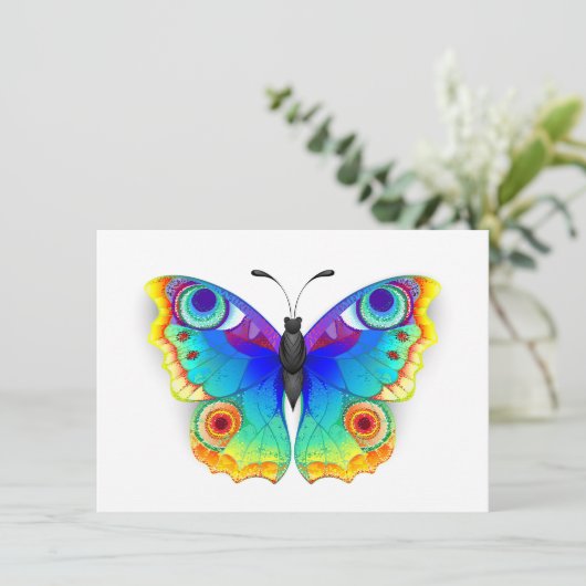 Rainbow Butterfly Peacock Eye (Standing Front)