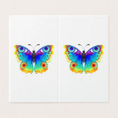 Rainbow Butterfly Peacock Eye (Outside Unfolded)