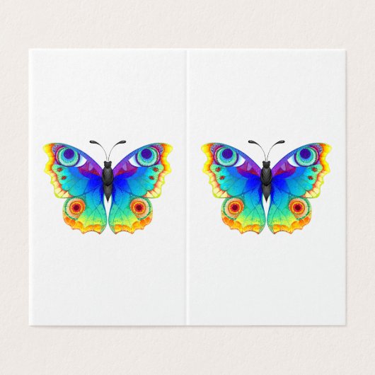 Rainbow Butterfly Peacock Eye (Outside Unfolded)