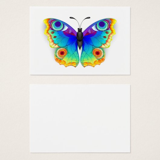 Rainbow Butterfly Peacock Eye (Front & Back)