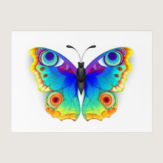 Rainbow Butterfly Peacock Eye Acrylic Print