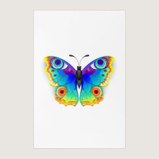 Rainbow Butterfly Peacock Eye Acrylic Print