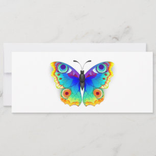 Rainbow Butterfly Peacock Eye Announcement
