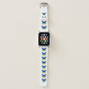 Rainbow Butterfly Peacock Eye Apple Watch Band