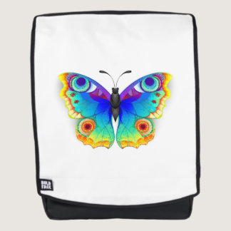 Rainbow Butterfly Peacock Eye Backpack